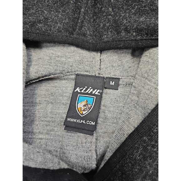 Kuhl Sweater Jacket Womens Medium 100% Merino Wool Side Tie Hooded - Picture 4 of 8